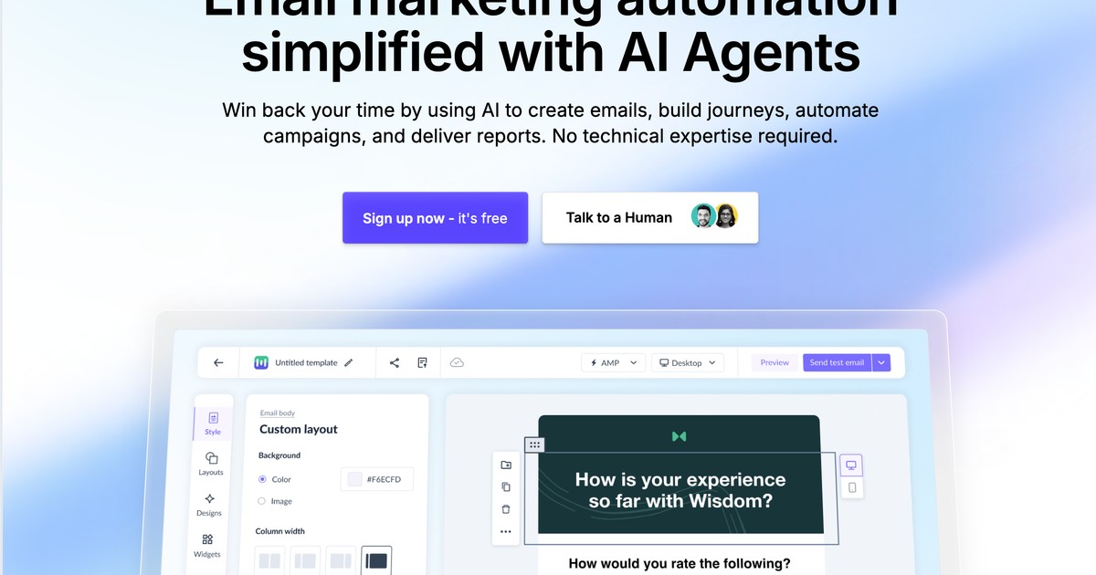 Mailmodo - AI-powered email marketing platform for intera... | Somi AI