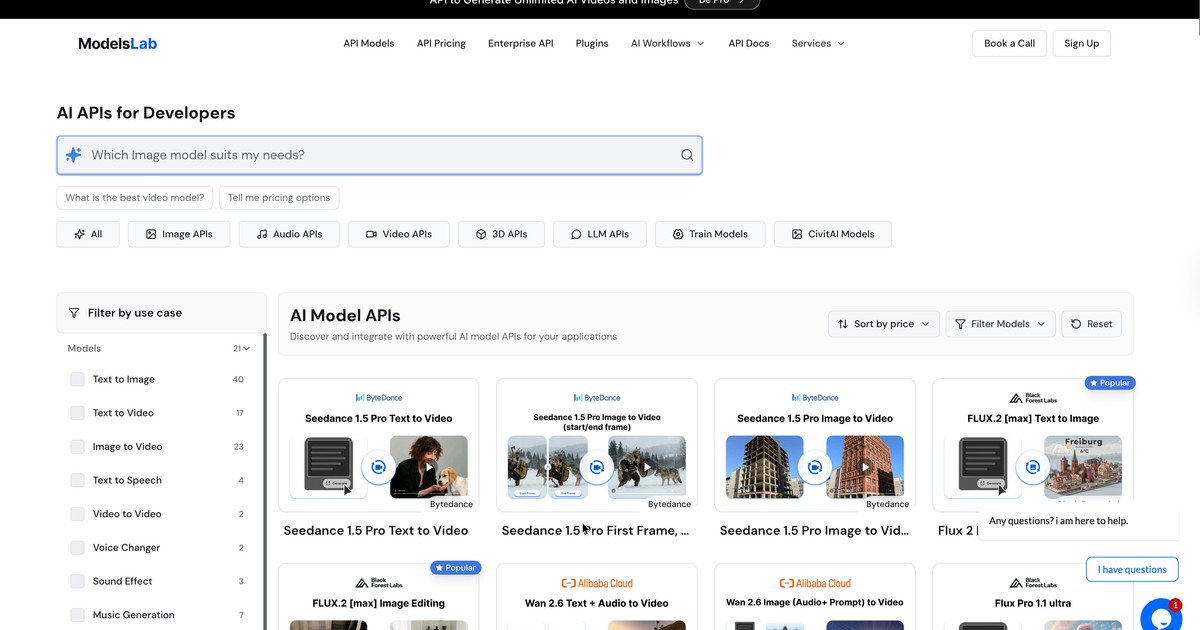Models Lab - Simplify AI development—No infrastructure ha... | Somi AI