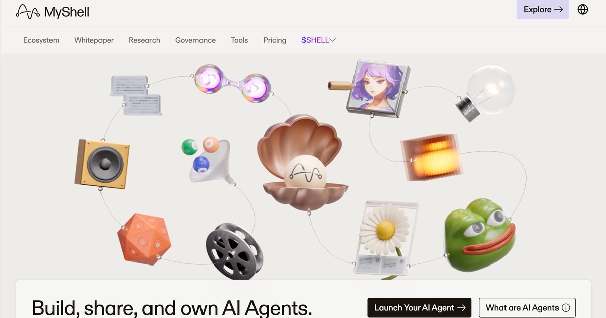 MyShell - Build, share, and own custom AI agents | Somi AI