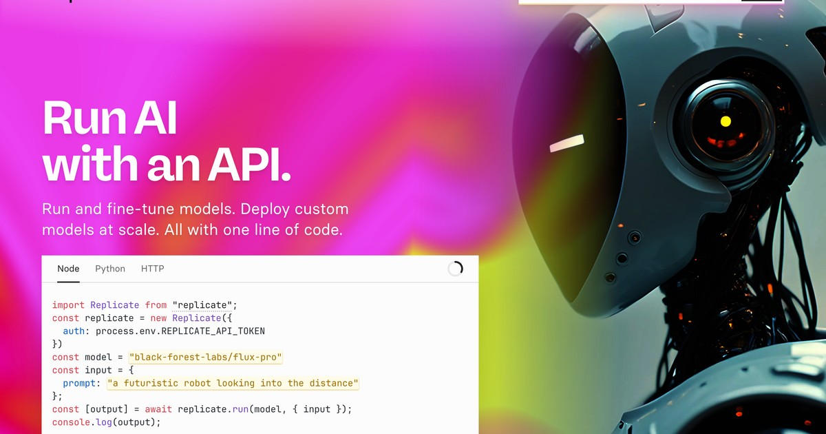 Replicate - Run and scale AI models effortlessly with a s... | Somi AI