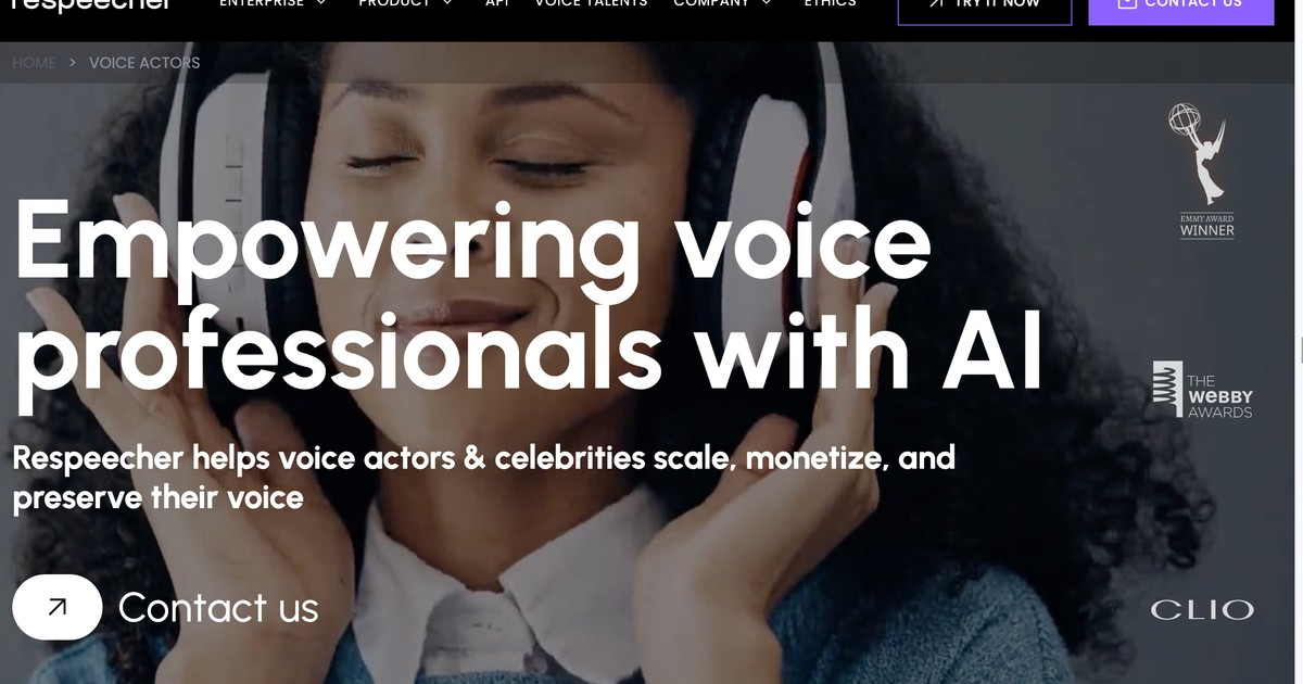 Respeecher - AI voice cloning with emotional depth and au... | Somi AI