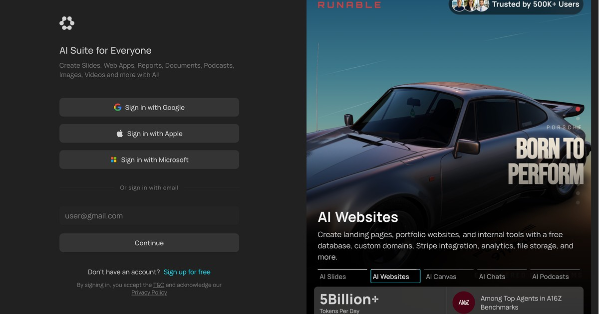 Runable - Design-first AI agent for end-to-end tasks | Somi AI