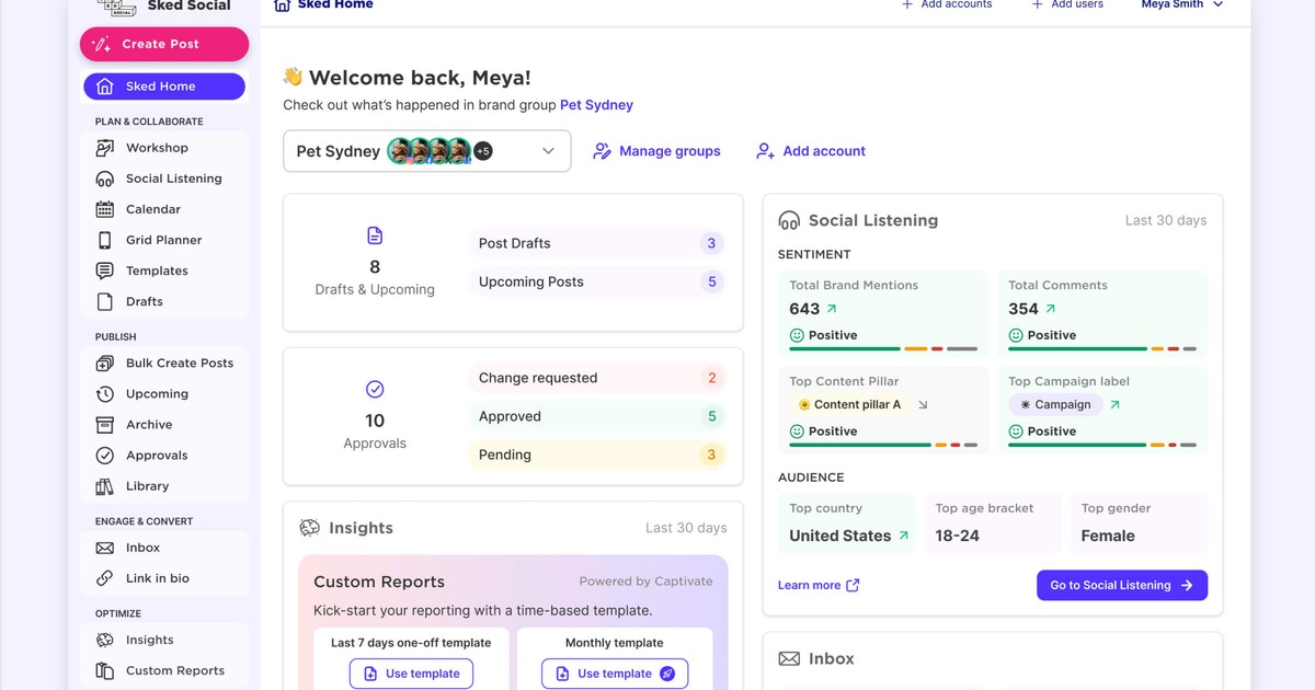Sked Social - Social media scheduling tool for agencies a... | Somi AI