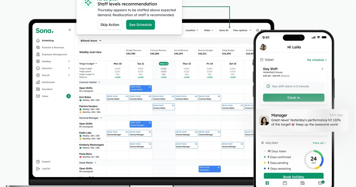 Sona - AI-powered workforce management that fills 70% of ... | Somi AI