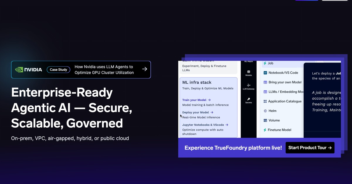 TrueFoundry - Enterprise-ready agentic AI platform. | Somi AI