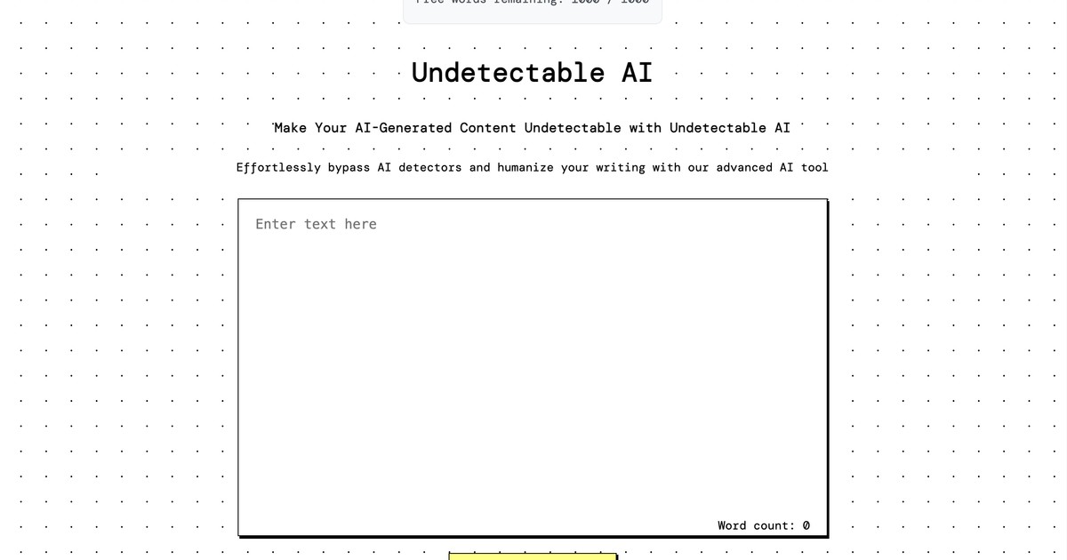 Undetectable AI Pro - Make AI content look human with Und... | Somi AI