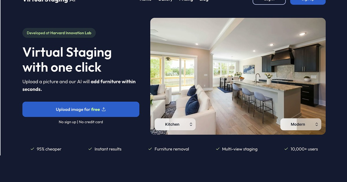 Virtual Staging AI - Stage any room in seconds with AI-po... | Somi AI